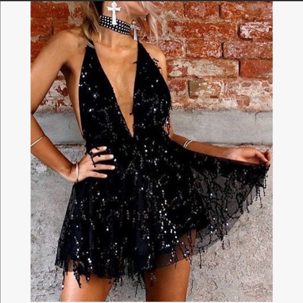 Sequin romper